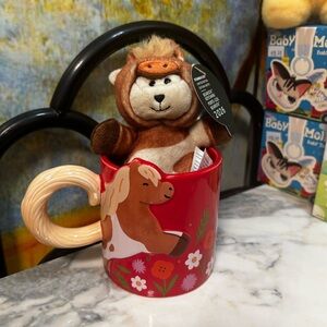 Starbucks Limited Edition Year of the Horse🐴 2026 “Bearista” Keychain & Mug 🧸🐴❤️